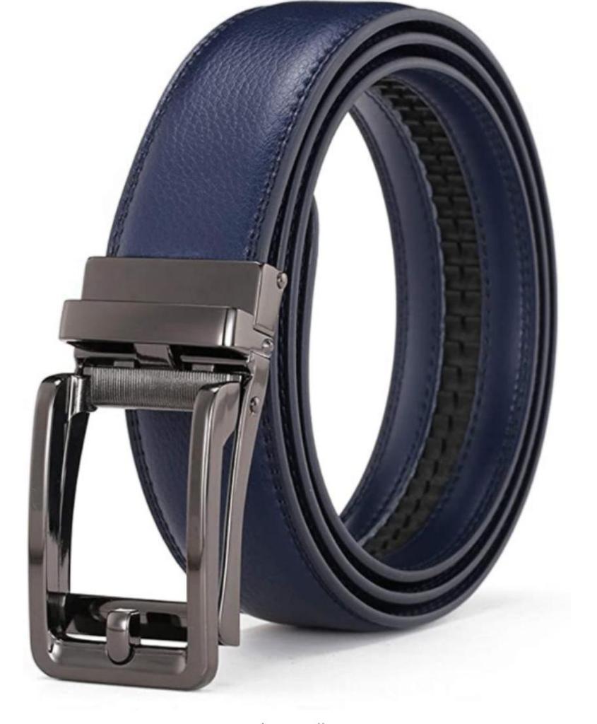 Men's Leather Automatic Buckle Business Belt LY36-32315-1