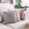 Double-sided Feather Stamping Pillow Plush Pillow Cover Home Sofa Cushion Office Cushion Cover