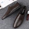 Loafers Shoes For Men 2024 Autumn Summer Men's Shoes Casual Vintage Leather Design Slip-on Flats Brand Driving Business Footwear