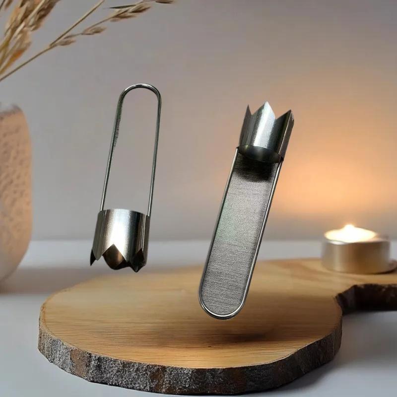 1Pieces Stainless Steel Fruit Vegetable Corer Pepper Seed Remover Kitchen Gadget Outdoor Tableware