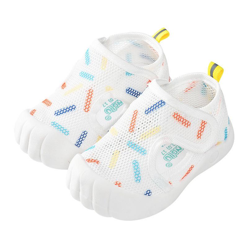 Sommer Dünne Baby Lauflernschuhe Cartoon Anti-Kollision Mesh Schuhe Rutschfest Verschleißfest für Kleinkinder 0-3 Jahre