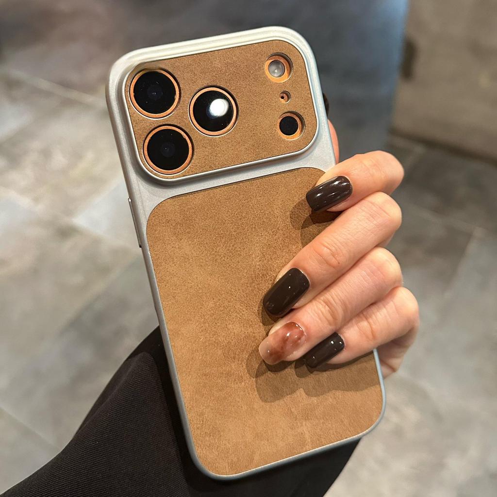Suede Texture iPhone 17 Pro Max Case with 17 Window Compatibility & Precise Apple 16 Cutouts