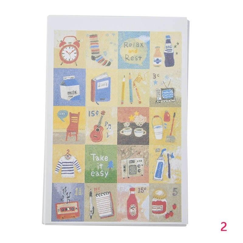 4 Sheets/80pcs DIY Vintage Retro Paper Sticker London Italy Doris Alice Prince Stamp