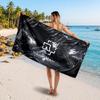 Rammstein Personalisierbares Namens-Text Strandtuch, Weiches Saugfähiges Handtuch Strand Pool Reise Persönliches Geschenk