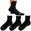 NAKAMAJITA PREMIUM Support Sports Socks with Arch Support and Sizes Set of for and Golf High-Power Full-Foot Non-Slip Grip, 25-27cm, 3, Black,