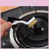 Kitchen Gas Stove Brush With Copper Steel Nylon Bristles For Tough Grease Removal