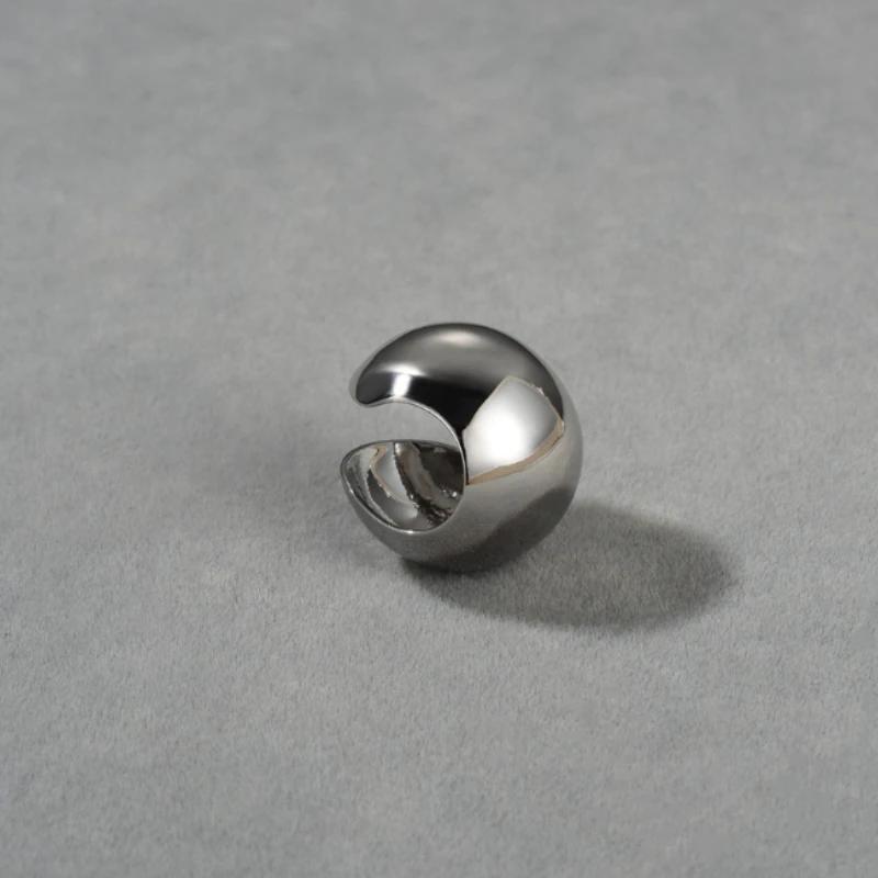 

Модные циркониевые серьги-клипсы в европейском и американском дизайне, в хип-хоп стиле, с крутым дизайном, металлические, для женщин, тренд 2025, новинка