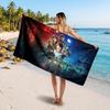 Large Beach TowelStranger Things Soft Absorbent Towel Beach Bath Home Use