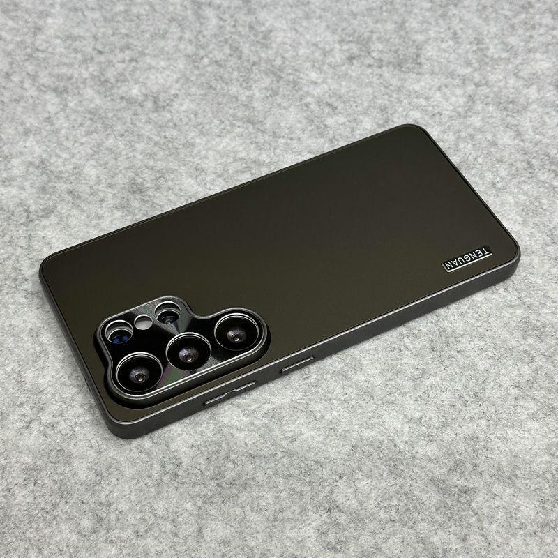 Volledig Aluminium Body Mat Metaallegering Matte Hoes Voor Samsung Galaxy S26 S25 S24 S23 Ultra S26 Plus Metalen Plating Camera Hard Pantser Cover Galaxy S24