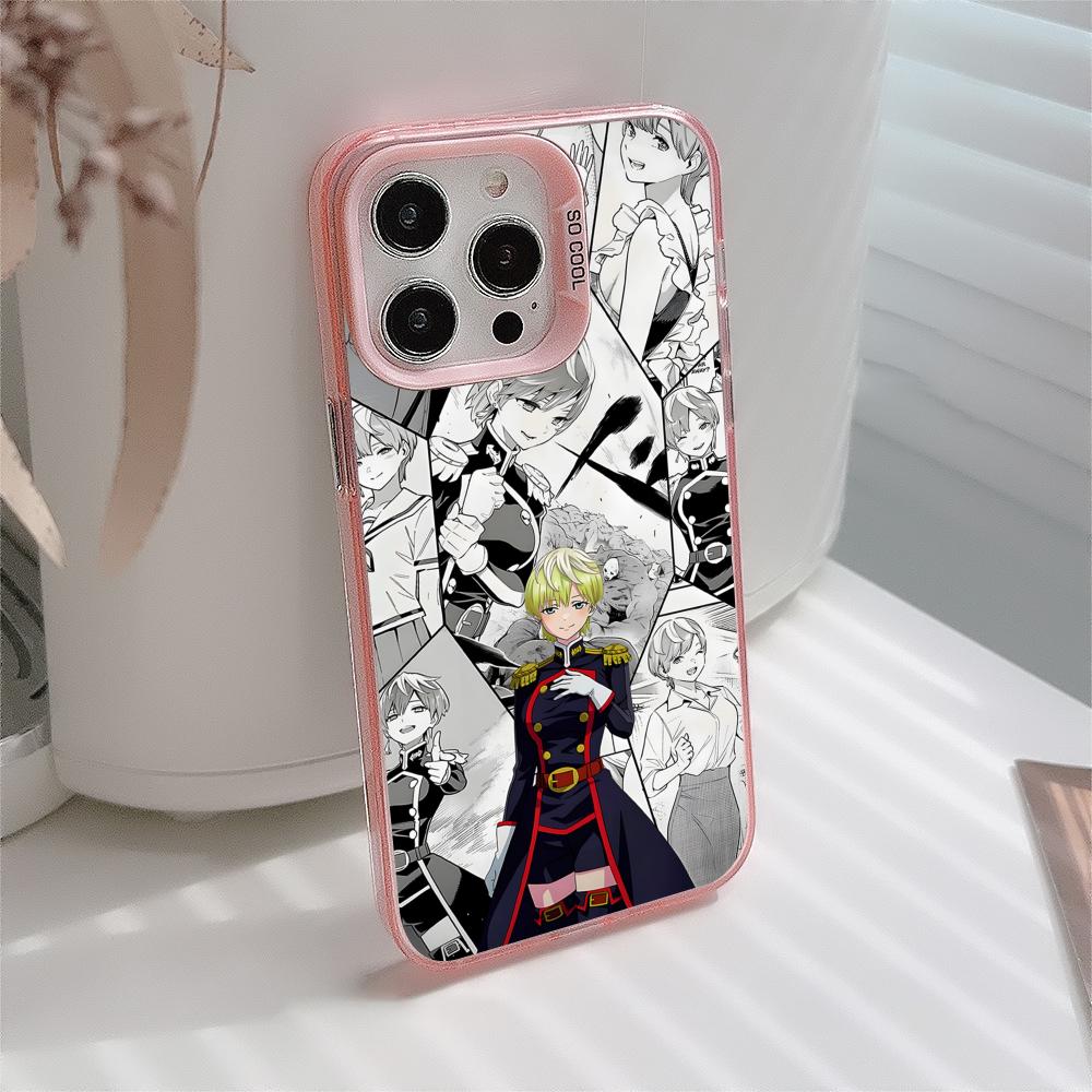 Mato seihei no slave Tenka Izumo Rosa Transluzente Handyhülle für iPhone 17 16 15 14 13 12 11 X XR XS Air Pro Max Plus