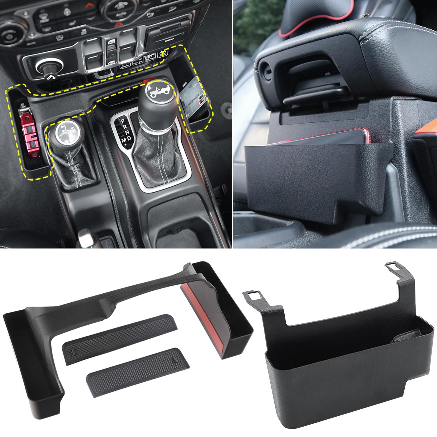 CTcar Aufbewahrungsbox Für Jeep Wrangler JL/JLU & Gladiator JT | 3-teiliges Organizer-Set