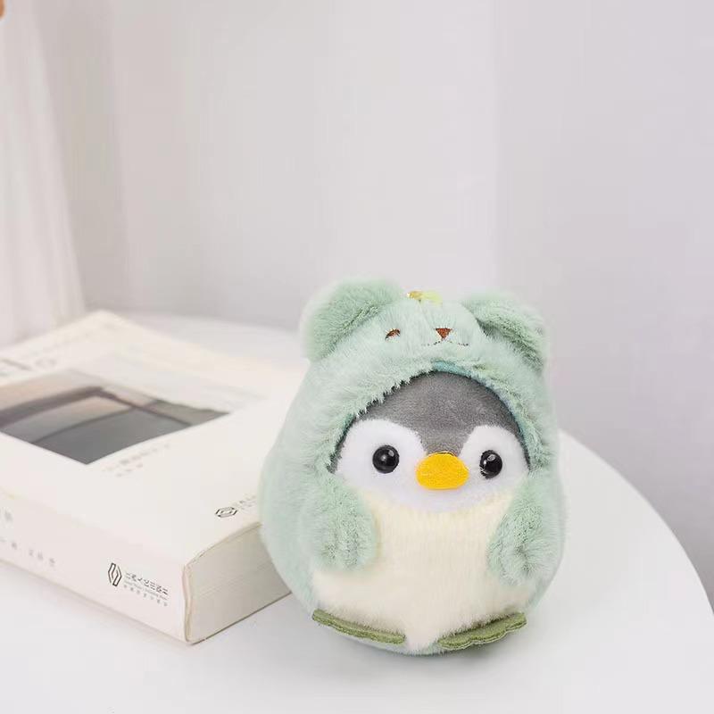 

Cartoon Japanese Penguin Pendant Plush Doll Keychain Cute Bag Hanging Keychain Keychain Small Doll lobster deduction