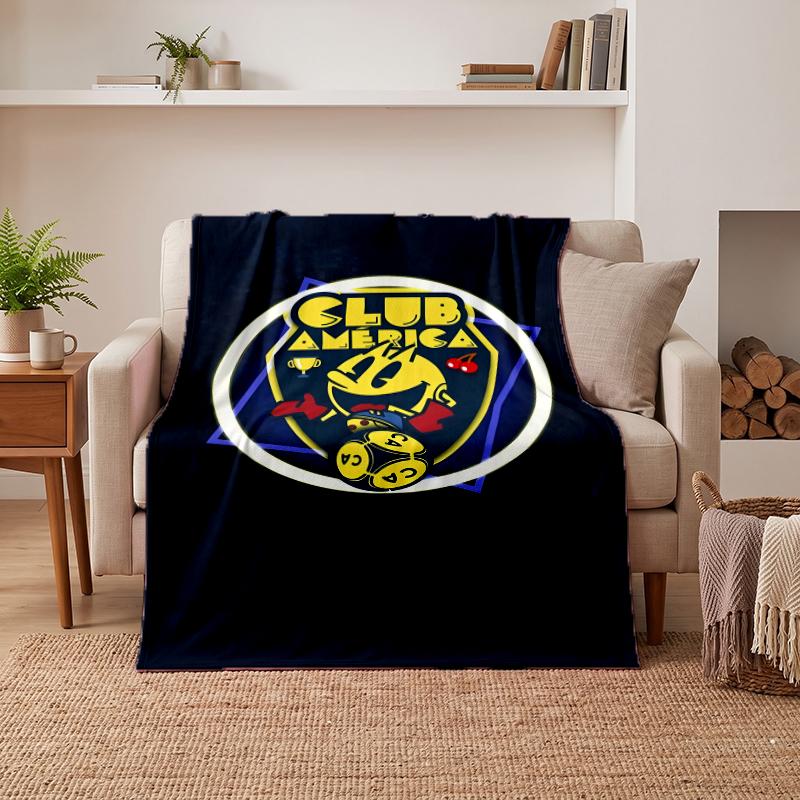 Club America Soft Warm Flannel Blankets Comfortable Blanket for Home Decoration Gifting
