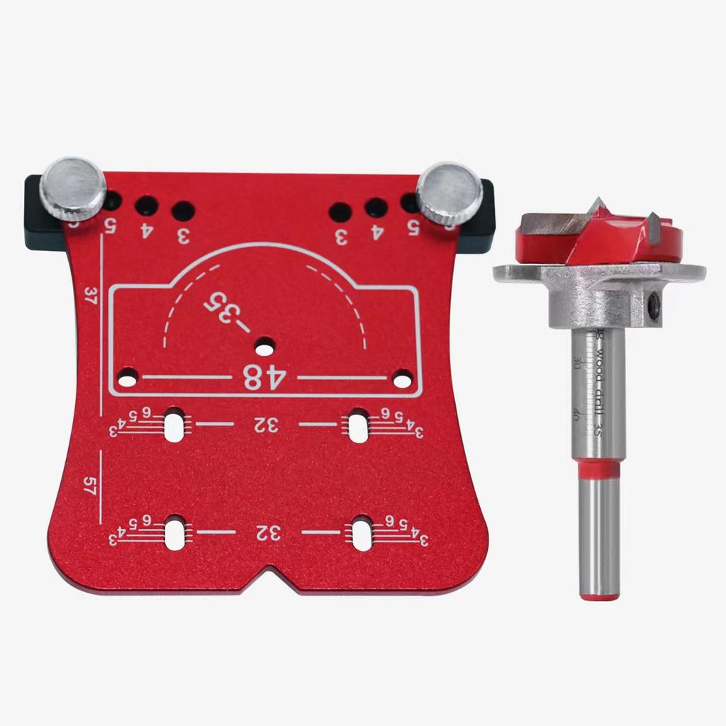 35mm Woodworking Hinge Hole Opener Punch Tool,Punch Locator And Limiting Frame,Quick And Precise Drilling And Mounting Of Hinges