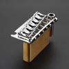2-Punkt E-Gitarrenbrücke Tremolo-Brücke und Vollformat Messingblock E-Gitarren-Tremolo-Brücke Einfach zu installieren