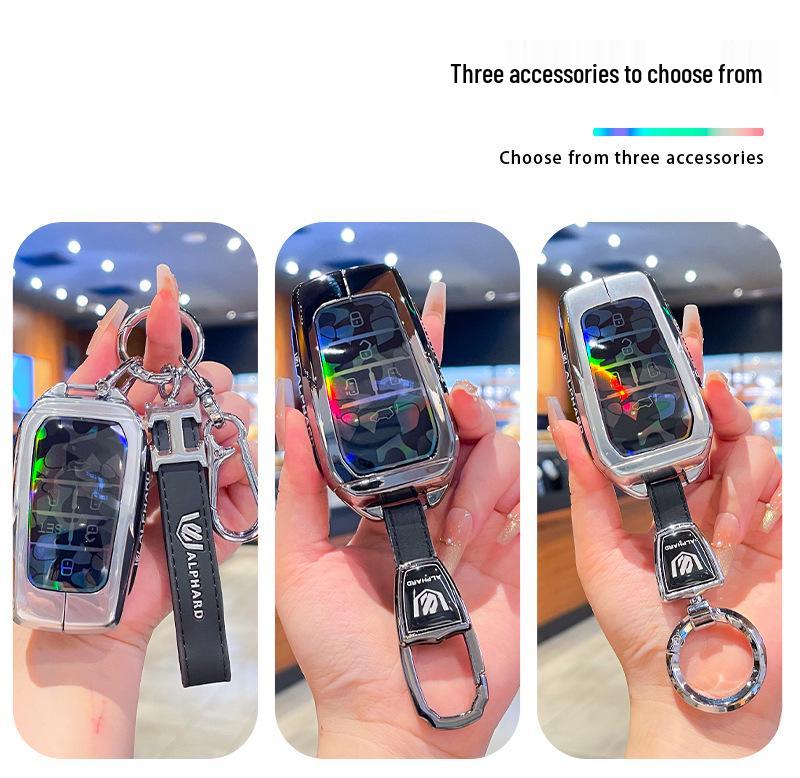 Toyota Sienna Key Case: Compatible with 24 Models, Granvia, Alphard, Vellfire Metal Shell Buckle