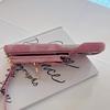 For iPhone 15 Pro Case Ring Kickstand Card Holder Jeans Cloth Texture PU Leather Back Cover with Strap