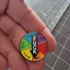 Funny Enamel Spinning Pin Art Badges Brooch For Women/Men, Cute Hard Enamel Pins For Jackets Backpack