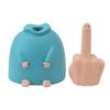 Funny Middle Finger Statue Bright Color Exquisite Engraving Finger Man Sculpture Home Decor for