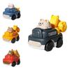New Cartoon Animal Boy Girl Children Inertia Excavator Engineering Vehicle Kindergarten Small Gift Toys Plastic/plasticine Material 8.5*5.5*7
