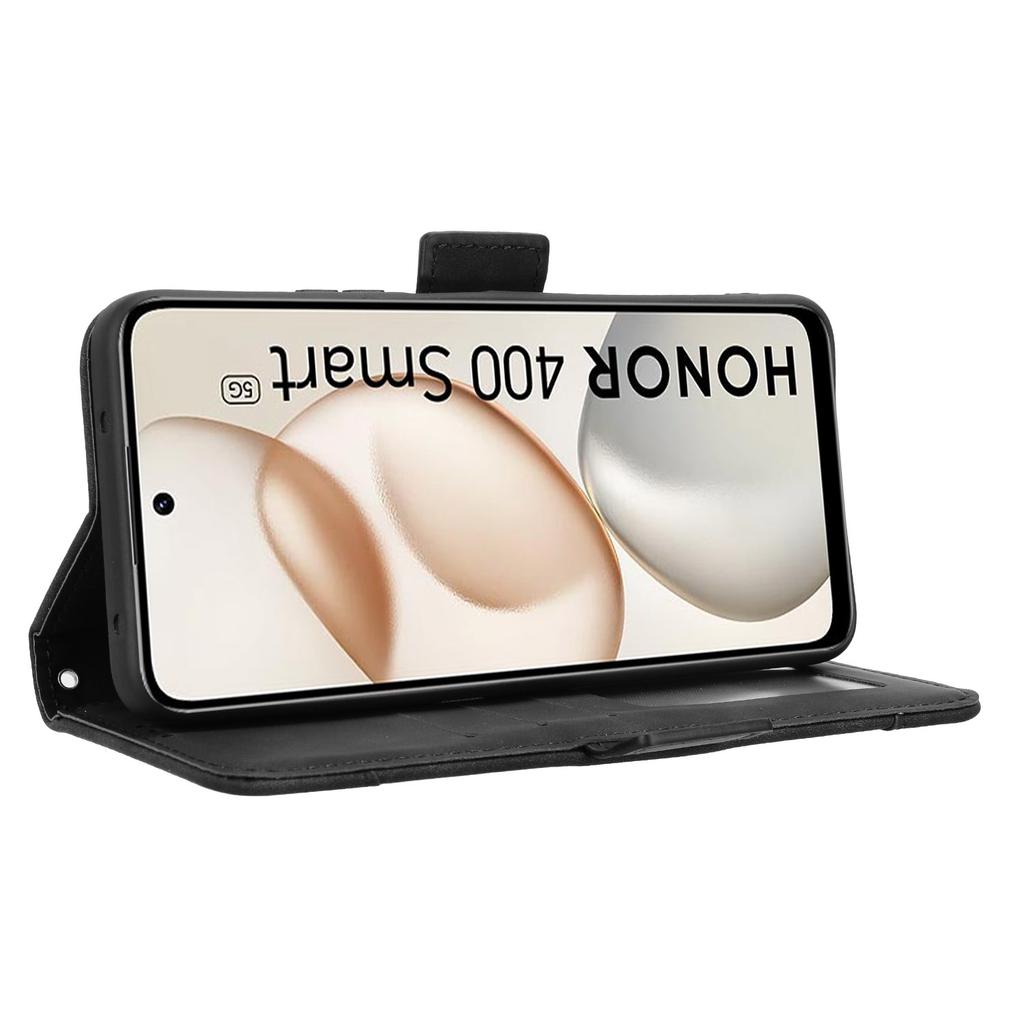 For Honor 400 Smart Leather Case Phone Wallet Cover with Multiple Card Slots