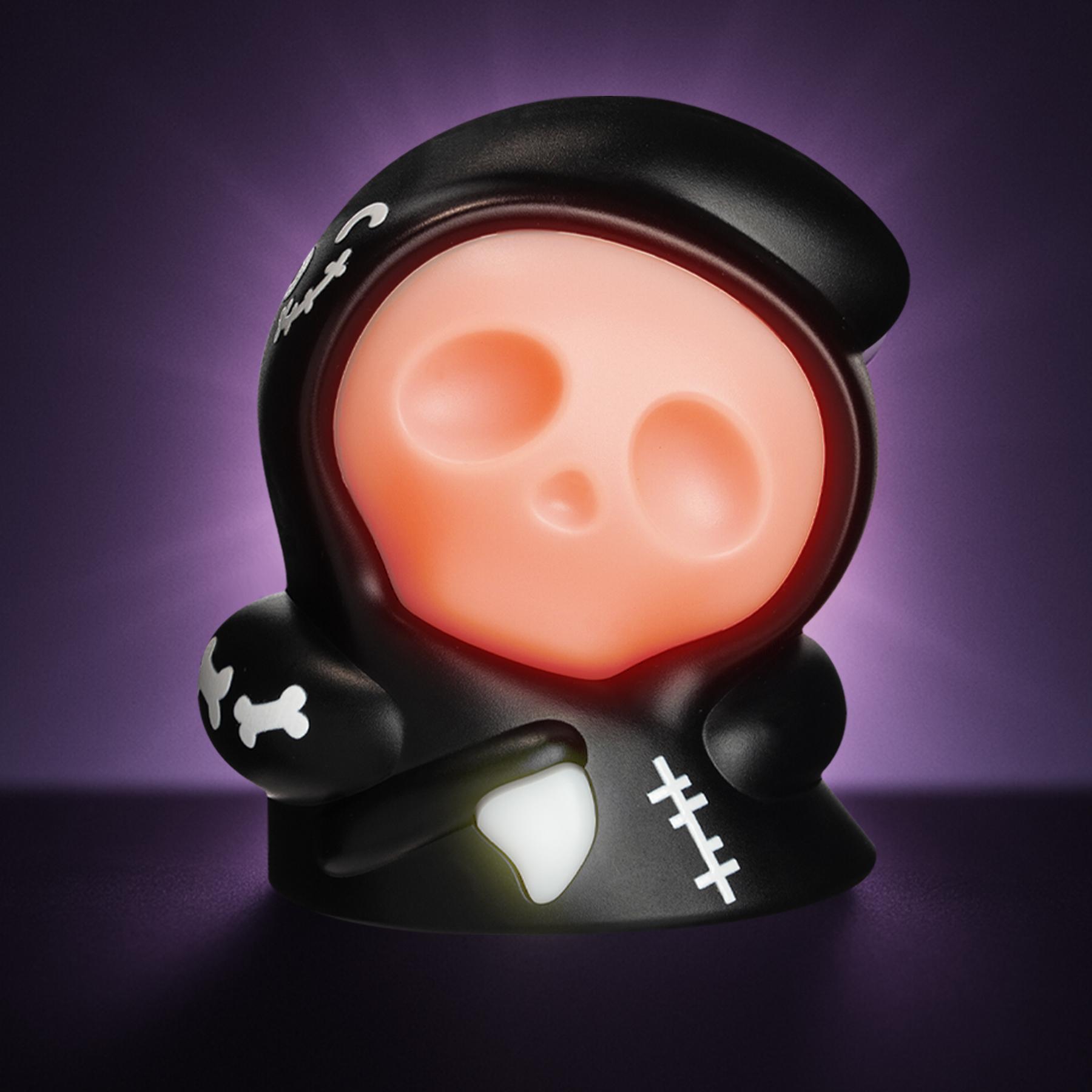 

Halloween Gift Grim Reaper Night Lights Pull-back Vehicle Car Toy Skull Night Light Decoration Action Figure Anime Gifts For Kid чорний