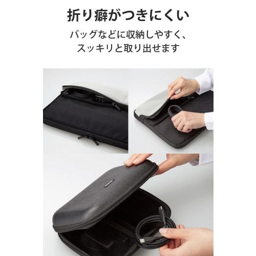 ELECOM USB-C & USB-C Cable 60W USB PD compatible 1.5m Made of silicone material Smooth Not easy to break and tangle [Compatible with MacBook Air Pro/i