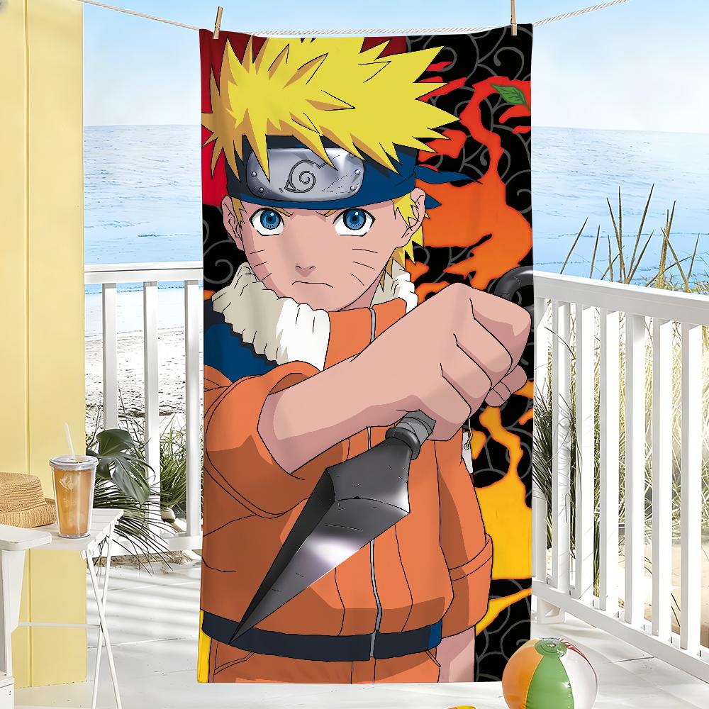 Classic Anime N-Naruto-S-Akatsuki Towel Soft Pool Gift For Travel Gym Shower Camping Quick Dry Sports Large Beach Towels