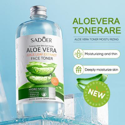 Aloe Vera Toner 500ml Hydrating Moisturizing Large Capacity Lotion