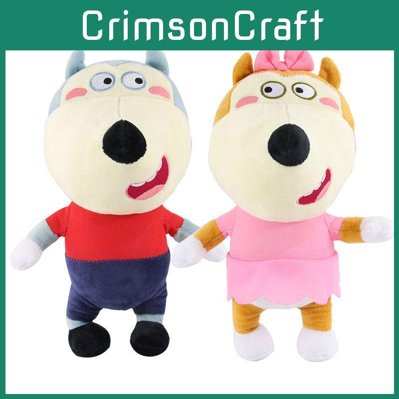 Adorable 25cm Wolfoo Lucy Plush Toy Soft And Cuddly Stuffed Cartoon Doll