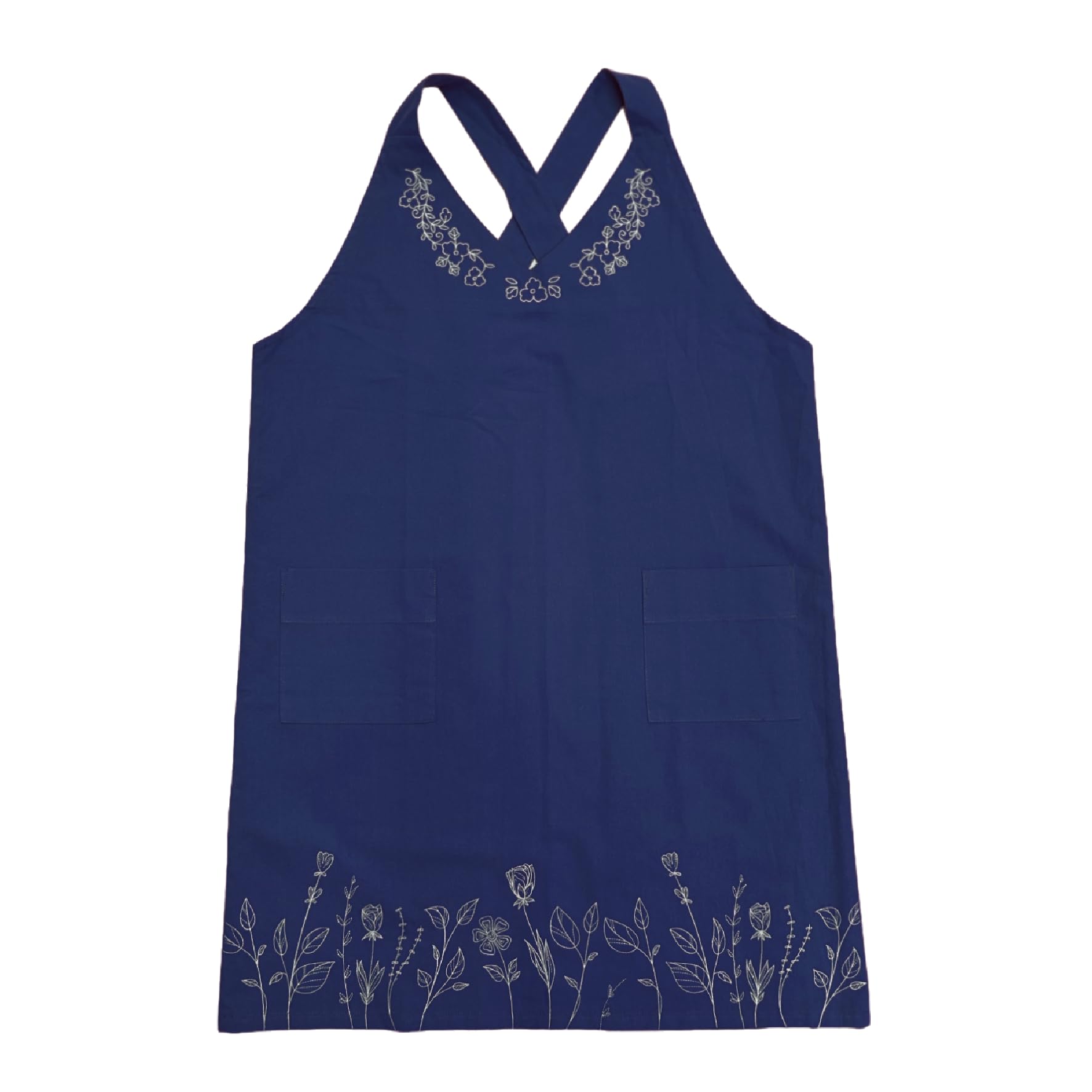 

Apron Home Dress Apron Navy 60 x 93 cm [Maruwa Boeki] 4009456-04 Size Approx.