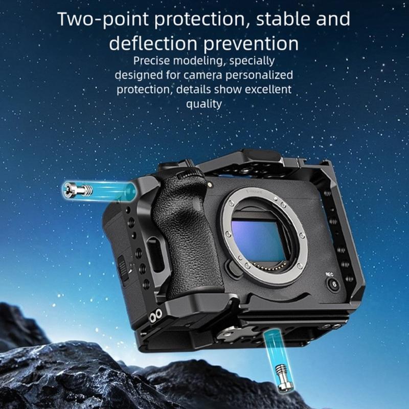 Full Camera Cage Rig Protective Frame Case for FX3/FX30 DSLR Camera Expansion Stabilizer Video Film Movie Making Bracket