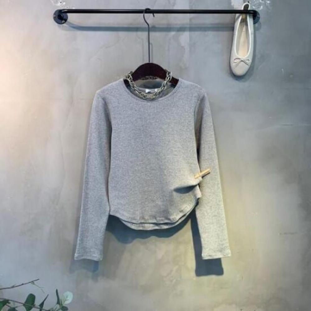 C S In The Room Women S Span Round neCk Long Sleeve T ShirT 5ColorS