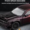 1:32 Scale Hellcat Charger Sports Car Model Toy Shock Absorption Music Light Supercar Models Alloy Diecast Toys Collectible Item