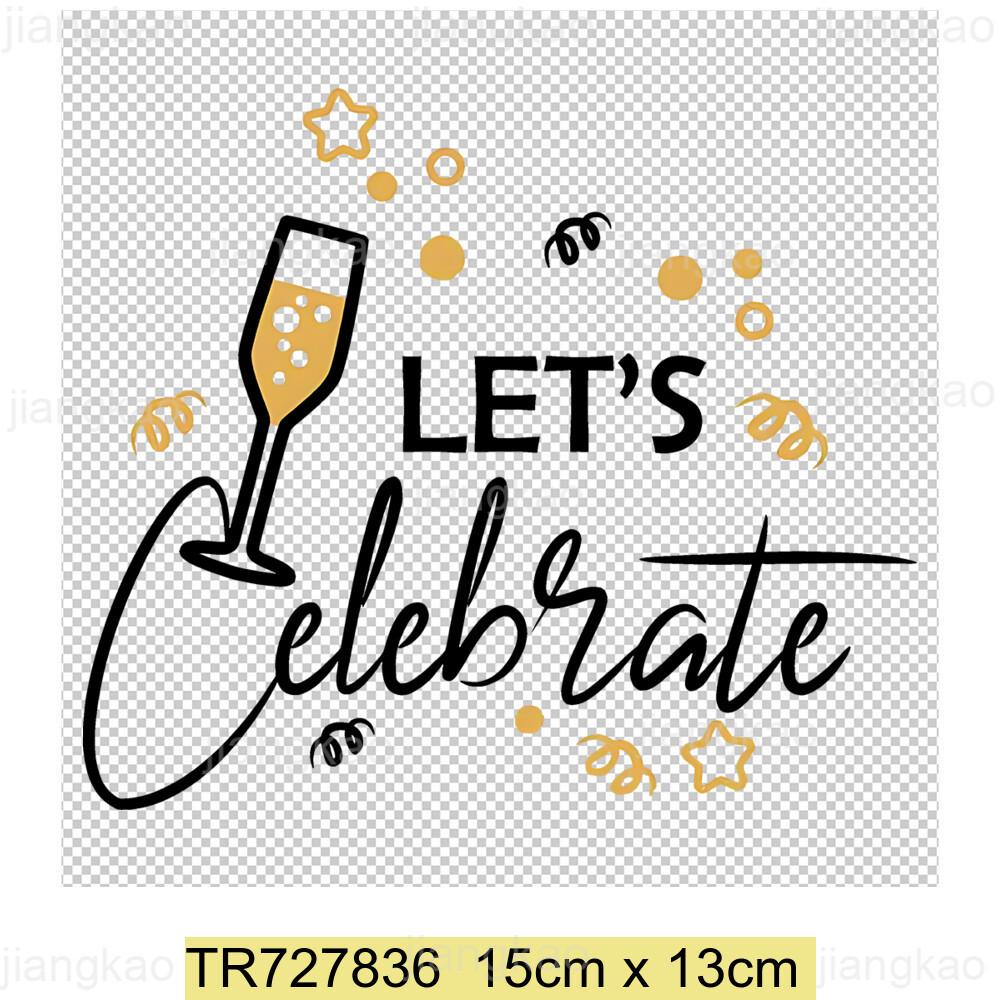 2025 New Year Patch for Clothing Iron-On Transfers for T-Shirt DIY Sticker Hello 2025 New Year Patch Heat Transfer Sticker