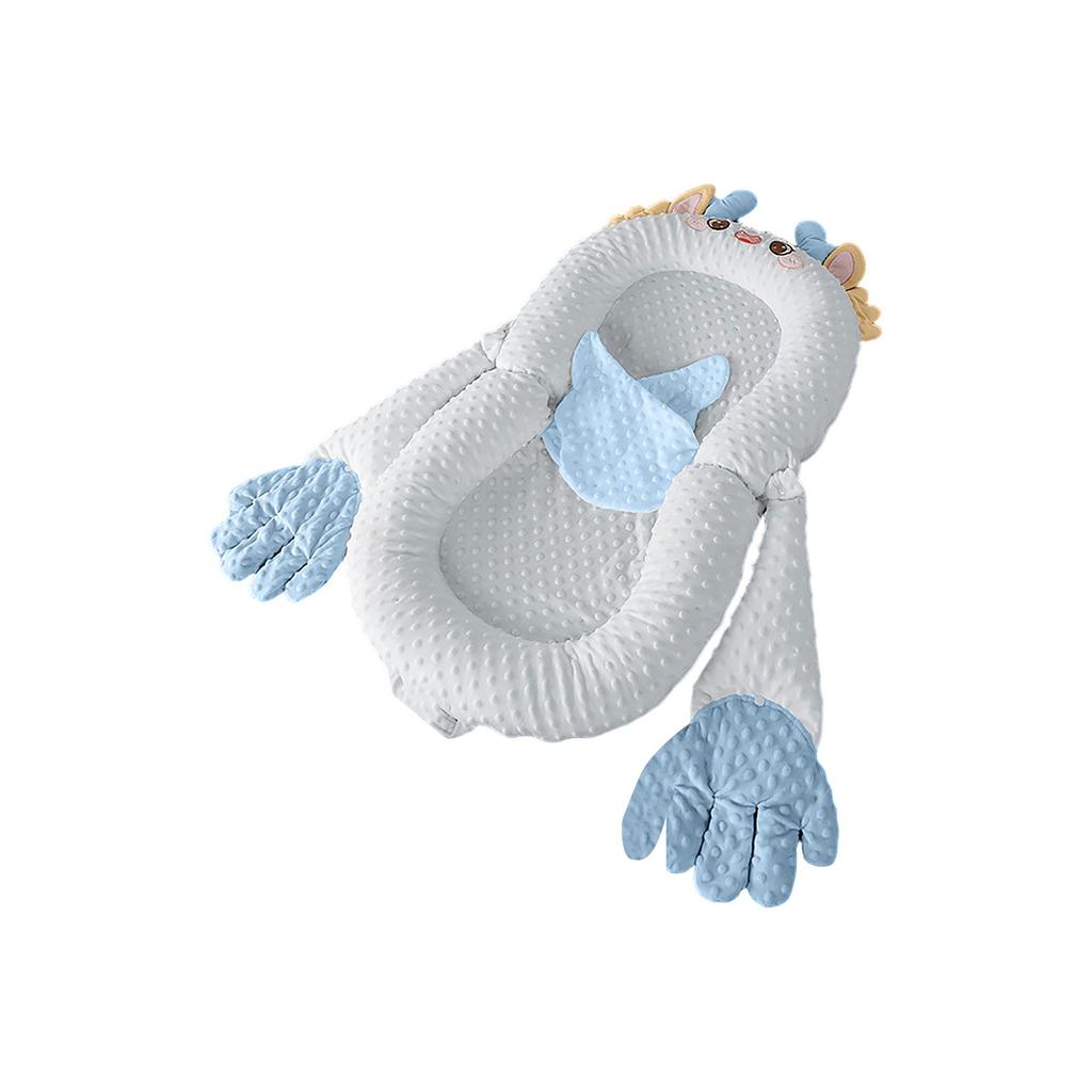 Folding Bed In Bed For Newborn Baby With Slope For Summer -pressure For Baby To Raise His Head And Prevent Choking When Going Out To Comfort Sleepi