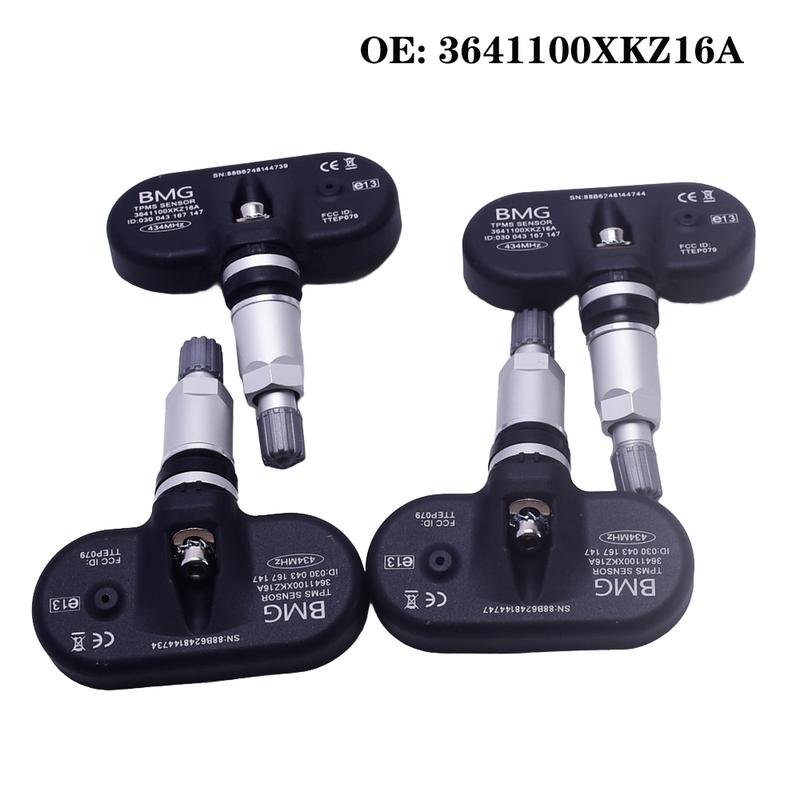 4 шт. Датчик TPMS для автомобиля Датчик давления в шинах Система мониторинга 3641100XKZ16A 434 МГц для Great Wall C50 Haval H6 M6 2012-2018