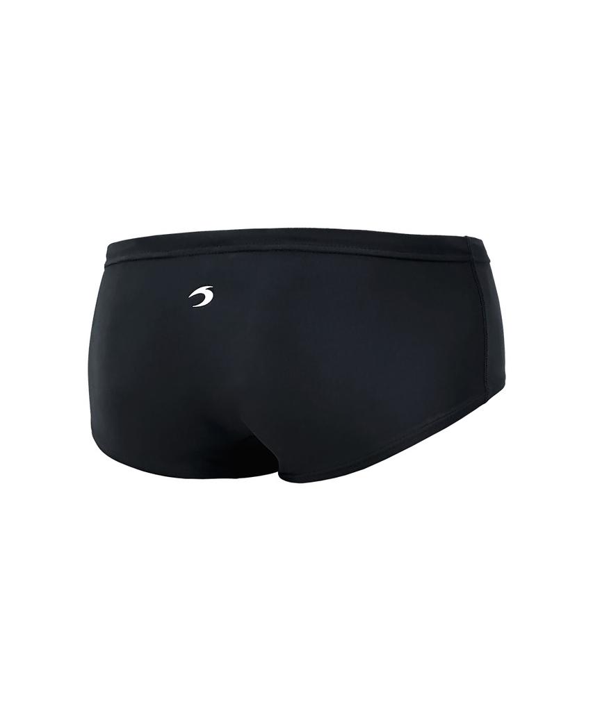 TS SPORTS Men'S Short Square Swim Pants M Deep Dive-Black