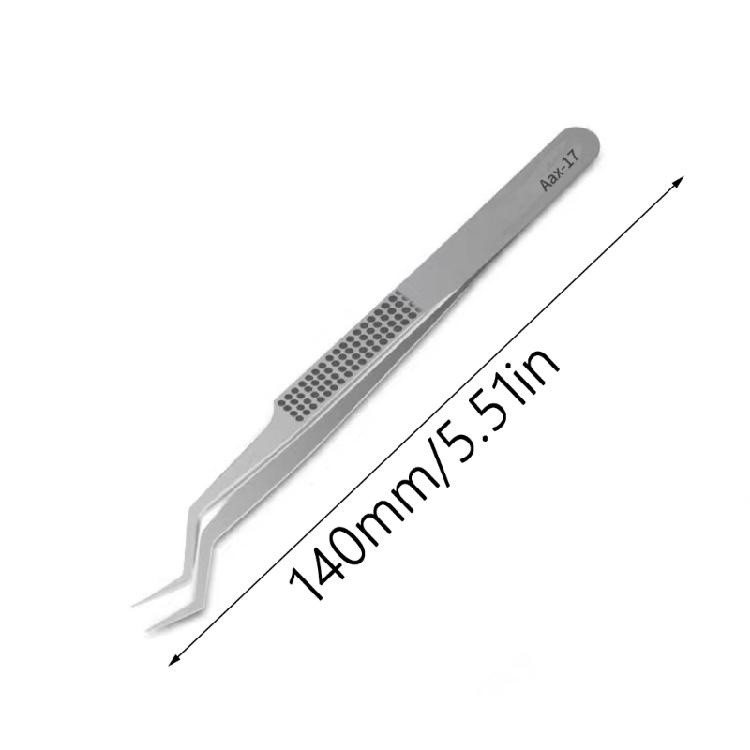 Pinzette Professionali di Precisione per Posizionamento Stagno Non Magnetiche Antiscivolo Pinze in Acciaio Inossidabile per Chip IC