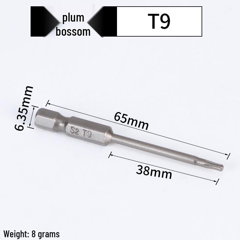 Magnetic Plum Blossom Screwdriver Replacement Bits T15 T20 T25 T30