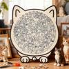 Brain Burning Cat-shaped Jigsaw Cute Kitten Unique Irregular Puzzle Cat Wooden Puzzle  For Adults