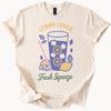 Lemon Lover Fresh Squeeze Graphic T Shirt Lemonade Drink Summer Fruit Ice Citrus Slice Cute Aesthetic Tee Fun Lemon Shirt