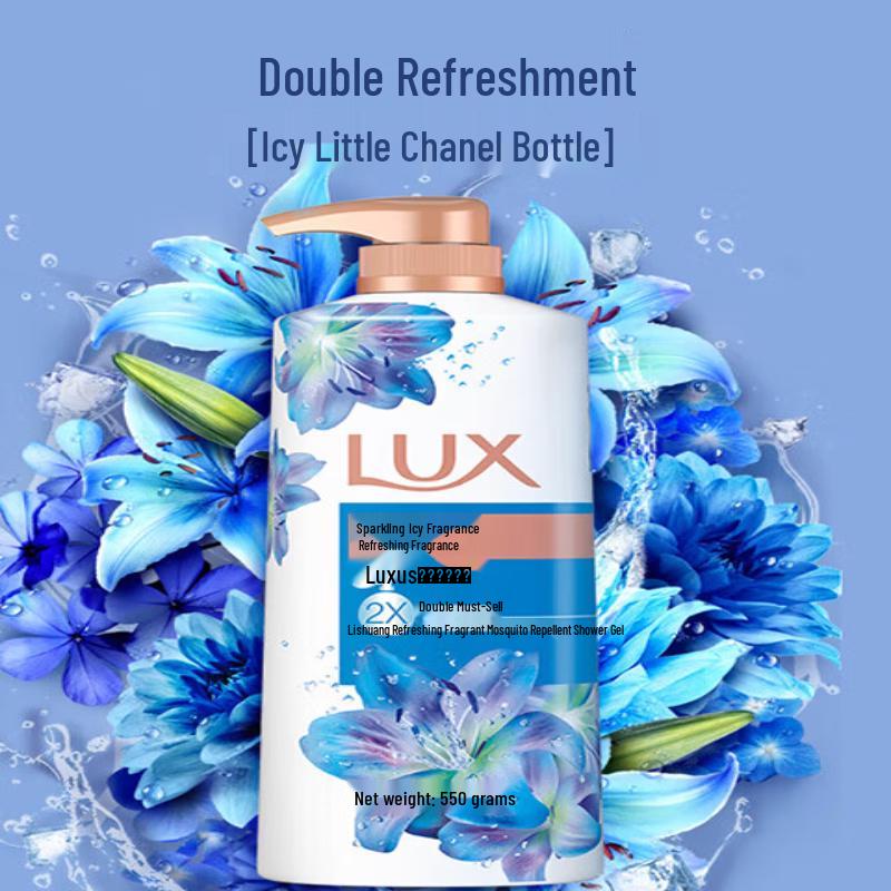 LUX Освежающий гель для душа «Искрящийся лед» 5x550 г