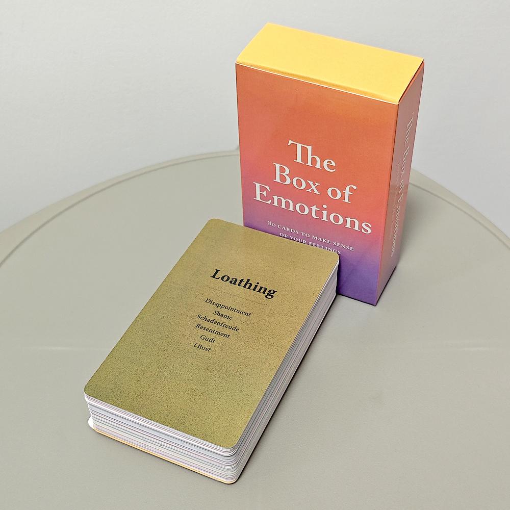 10.3*6cm The Box of Emotions - 80 Cards To Make Sense of Your Feelings