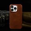 Business Genuine Leather Phone Case For Iphone 16 Pro Max 15Pro Aesthetic Vintage Back Cover For Iphone 13Pro 12Pro 11 14Pro 12