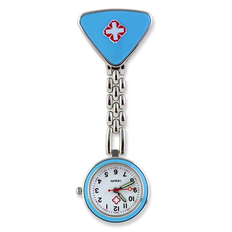 Leppte Luminous Nurse Watch: Clip-on Retro Pocket Breast Watch for Women, Cute Student Engraving