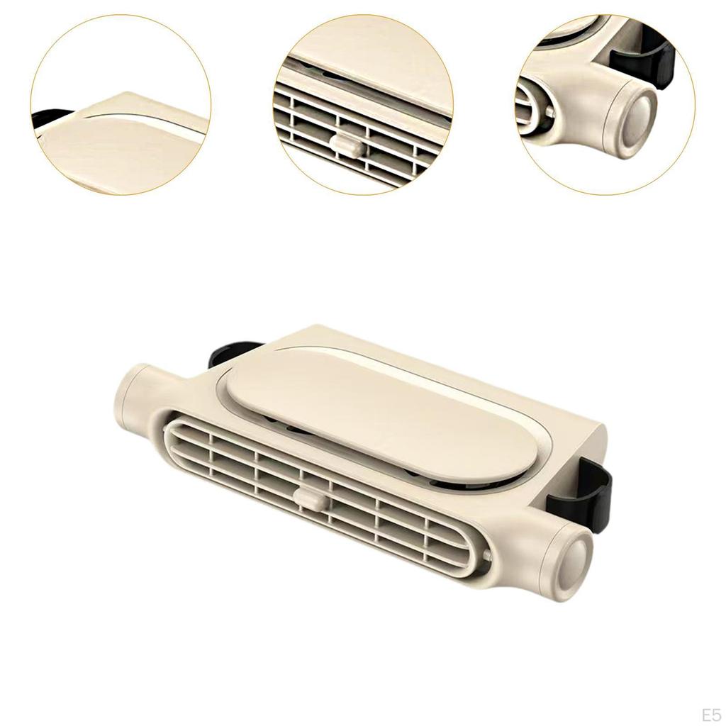 Car Backseat Fan Universal Compact Portable Versatile Lightweight Vehicle Electric Air