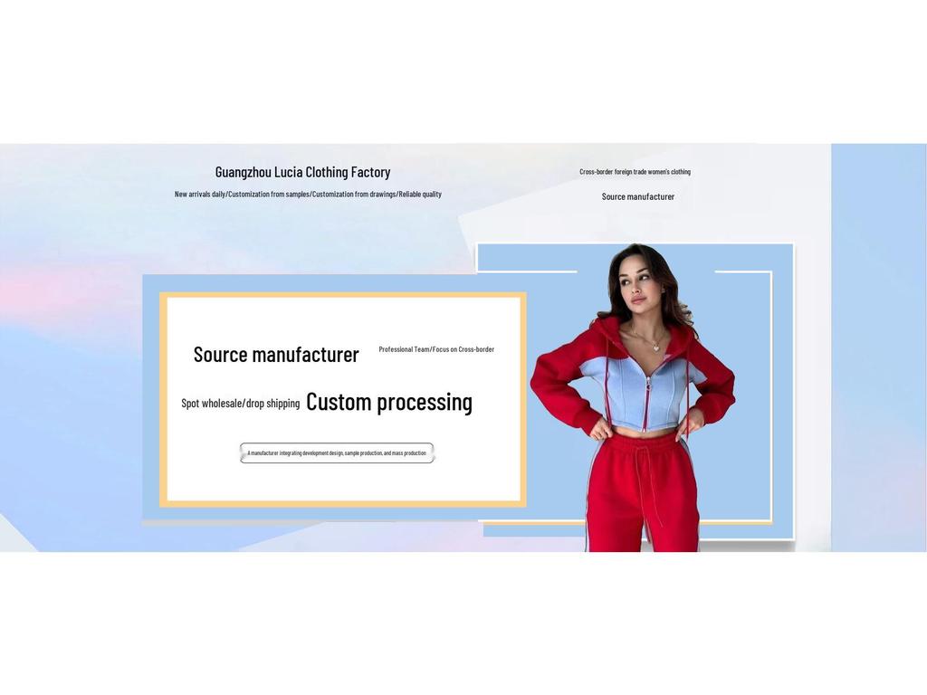 2025 Spring European and American Women's Solid Color Semi-High Neck Waist-Hugging Fashion Dress