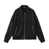 Men's Suede Zipper Jacket - American Style, Autumn/Winter 2023 Trend, Lapel Workwear_TOP