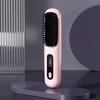 Anti-Static Hair Straightener Brush with Conditioning Function Portable Straightening Comb for Healthy-Looking Hair